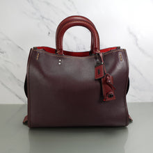Load image into Gallery viewer, ﻿38124 Coach Rogue 31 Oxblood Red pebble leather
