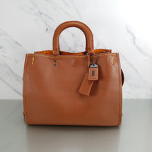 Load image into Gallery viewer, Coach 38124 Rogue 31 Saddle Brown Orange suede pebble leather
