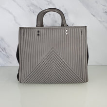 Load image into Gallery viewer, Coach 1941 Rogue 31 Heather Grey Nappa Leather With Quilting &amp; Rivets Chevrons Satchel Bag  22809
