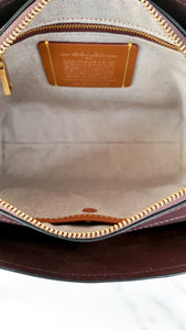 Coach Rogue Shoulder Bag in Oxblood Smooth Leather with Border Rivets - Coach 31675