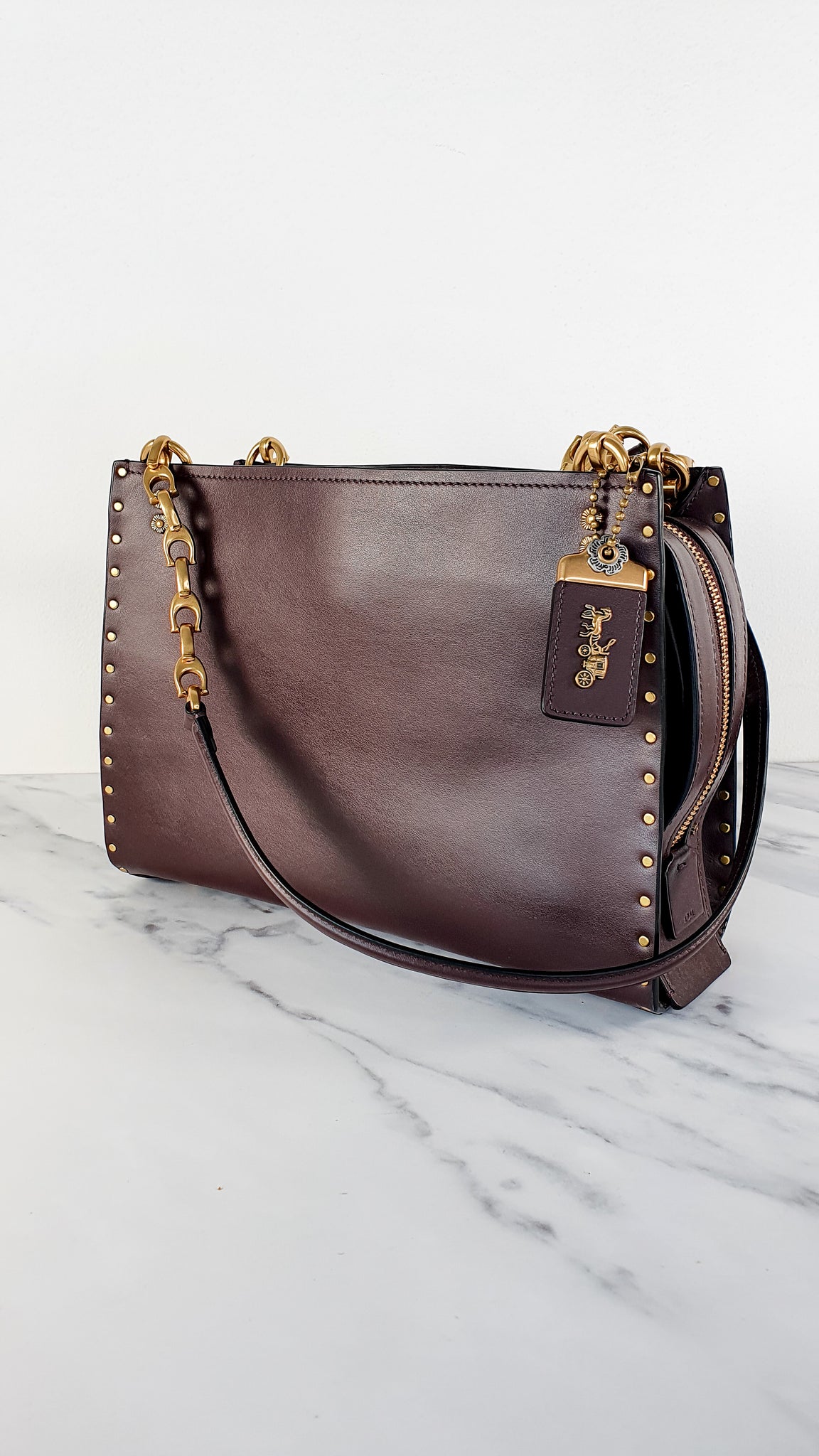 Coach rogue oxblood rivets Clearance