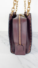 Load image into Gallery viewer, Coach Rogue Shoulder Bag in Oxblood Smooth Leather with Border Rivets - Coach 31675
