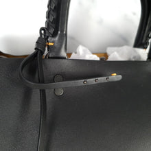Load image into Gallery viewer, Coach 1941 Rogue Tote Bag with Whipstitch Handle in Black Smooth Leather Handbag ﻿59981
