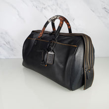 Load image into Gallery viewer, RARE Coach 1941 Rogue Satchel in Black with Colorblock Patchwork Snakeskin Handles - Barrel Bag 58689
