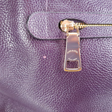 Load image into Gallery viewer, F54687 Coach Tyler zip top tote purple handbag
