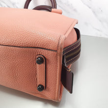 Load image into Gallery viewer, Coach 1941 Rogue 31 in Melon with Burgundy Colorblock Detail and Suede
