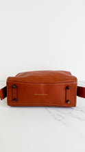 Load image into Gallery viewer, Coach 1941 Rogue 31 Bag in Saddle Brown Pebble Leather &amp; Wine Burgundy Suede Lining Coach 38124
