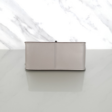 Load image into Gallery viewer, Coach Bowery Grey Mixed Leathers SMooth and Suede Turnlock
