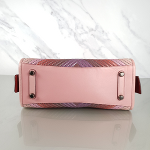 Coach 1941 Rogue 31 Dusty Rose Quilting & Rivets Chevrons Ombre