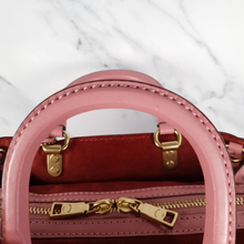 Load image into Gallery viewer, Rare Coach Rogue 31 in Rose Pink with Brass Border Rivets &amp; Tea Rose Details - SAMPLE BAG
