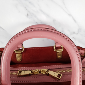 Rare Coach Rogue 31 in Rose Pink with Brass Border Rivets & Tea Rose Details - SAMPLE BAG